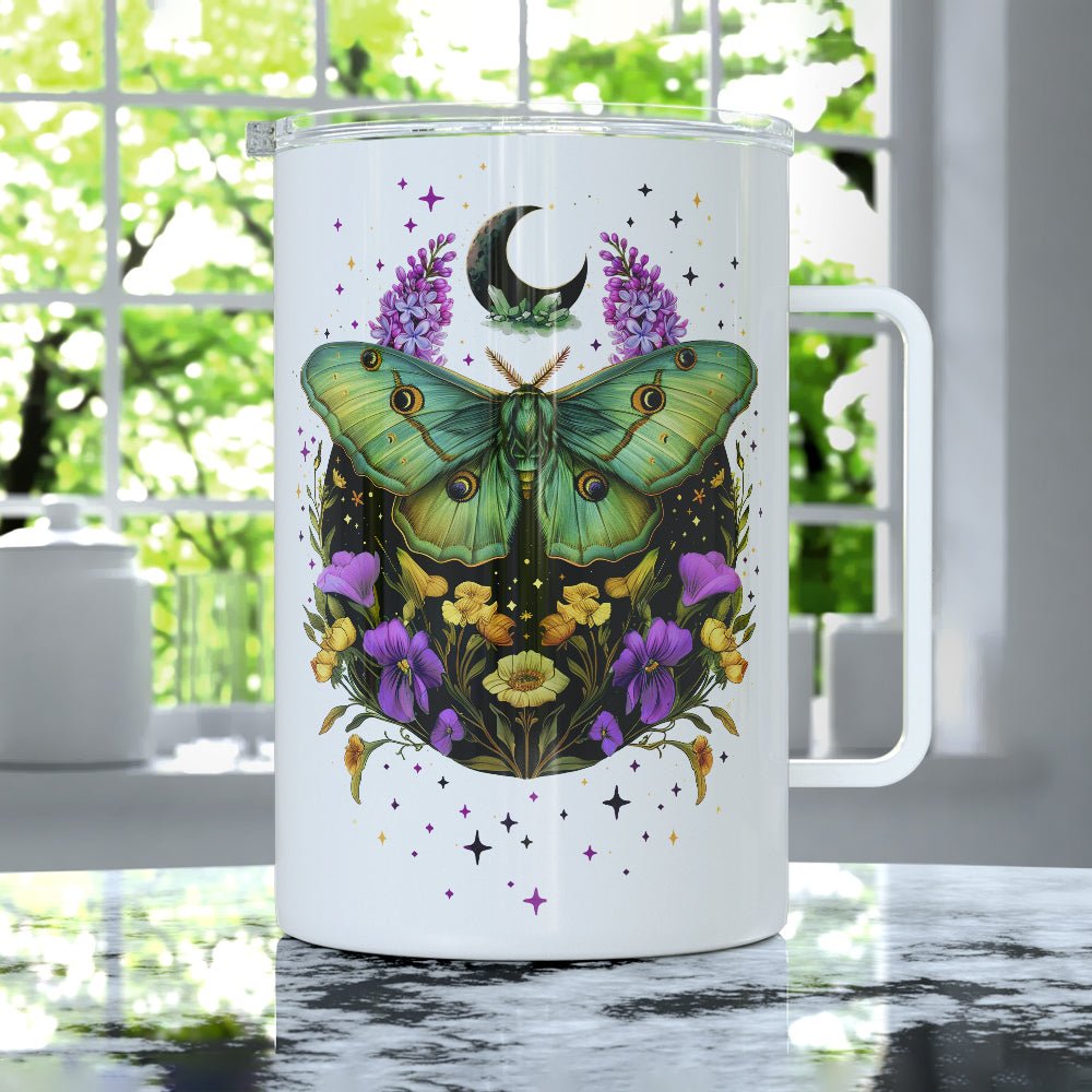 Mystic Moth Insulated Travel Mug - Loftipop