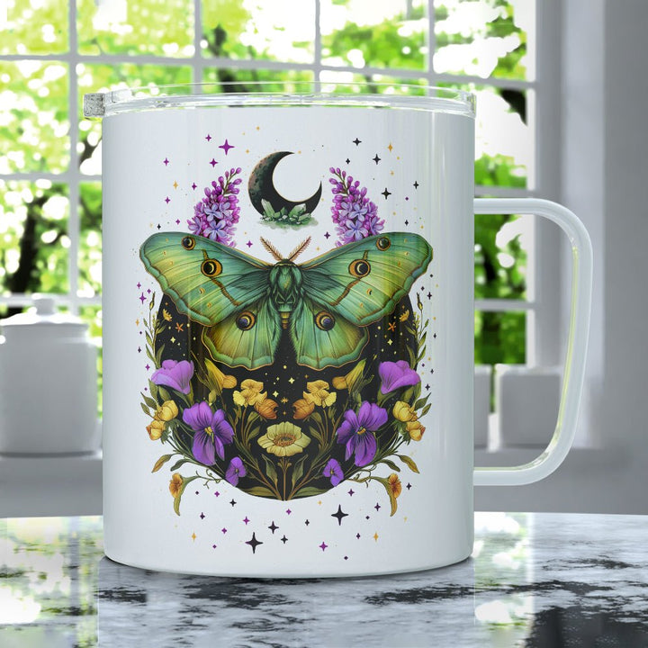 Mystic Moth Insulated Travel Mug - Loftipop