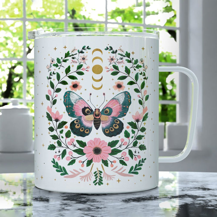 Mystical Butterfly Insulated Travel Mug - Loftipop