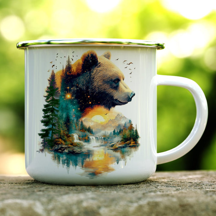 Nature Bear Camp Mug - Loftipop