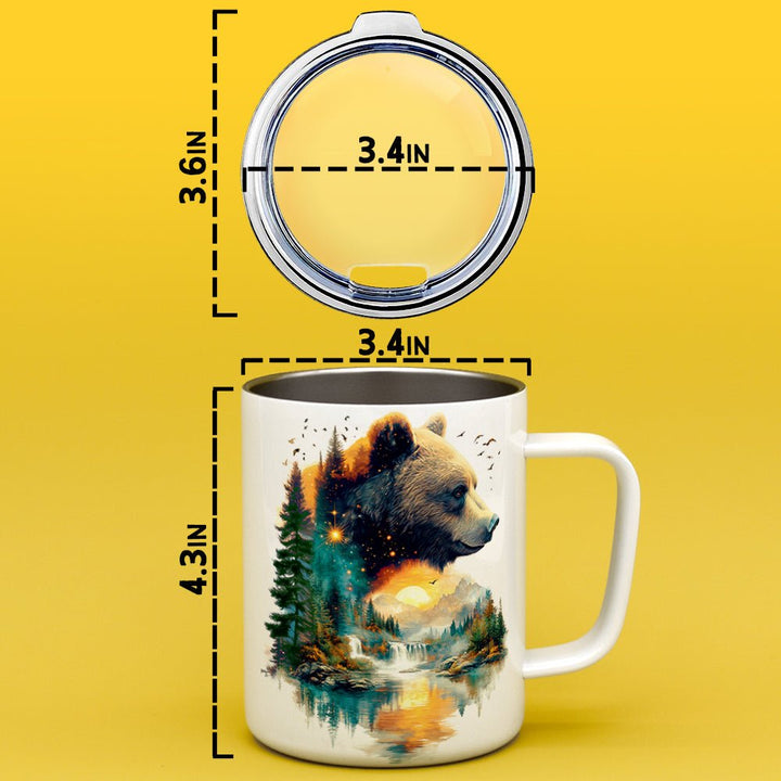 Nature Bear Insulated Travel Mug - Loftipop