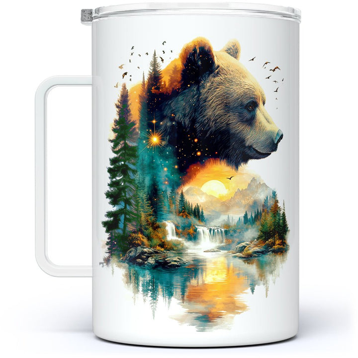 Nature Bear Insulated Travel Mug - Loftipop