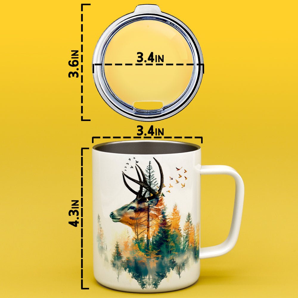 Nature Buck Insulated Travel Mug - Loftipop