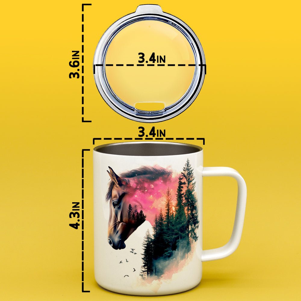 Nature Horse Insulated Travel Mug - Loftipop