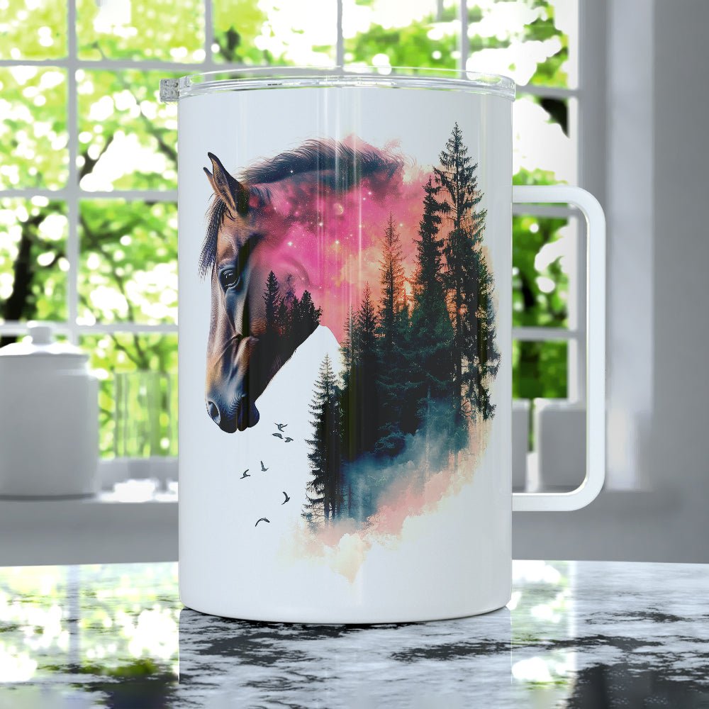 Nature Horse Insulated Travel Mug - Loftipop