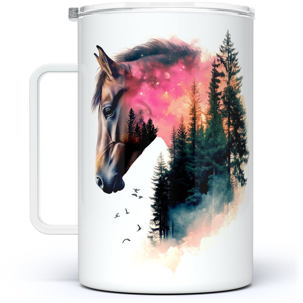 Nature Horse Insulated Travel Mug - Loftipop