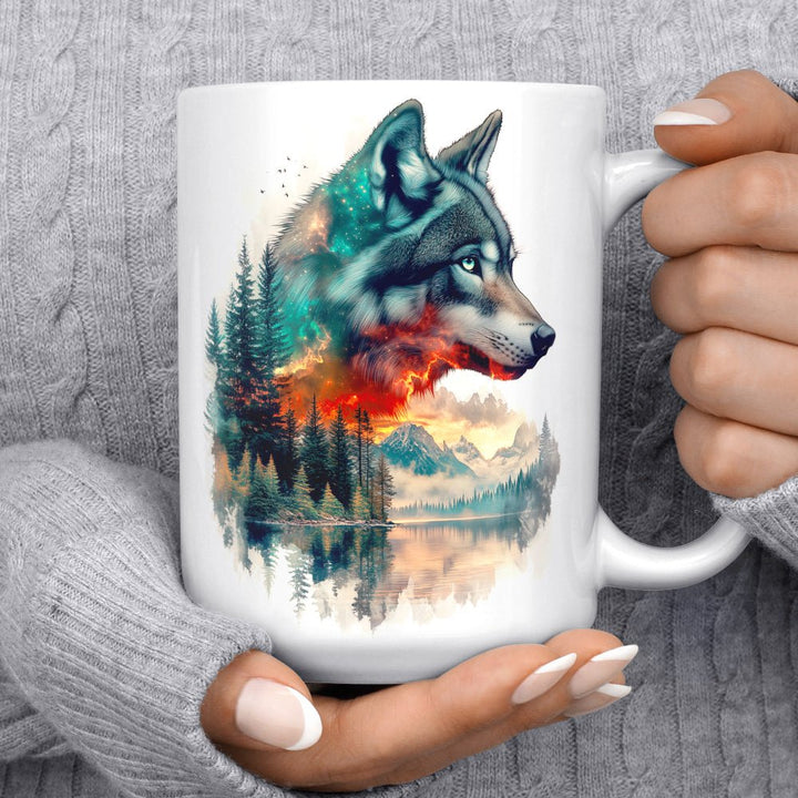 Nature Wolf Mug - Loftipop