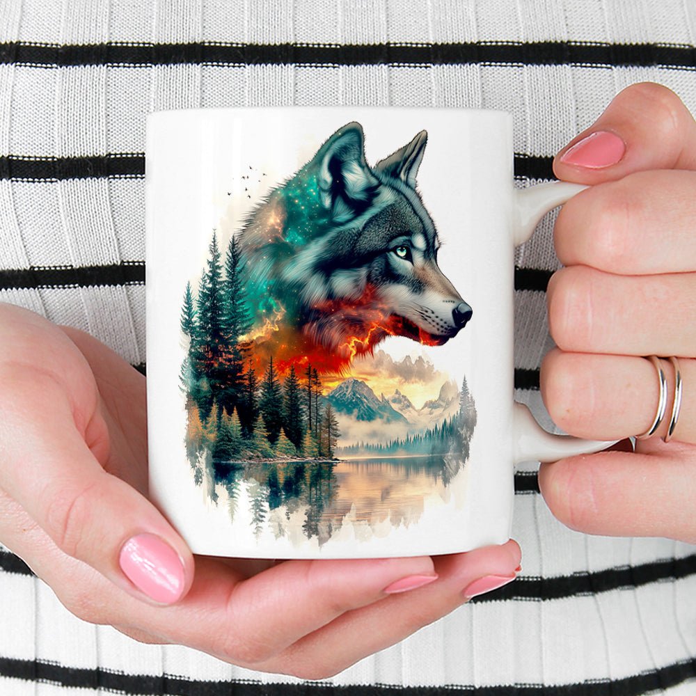 Nature Wolf Mug - Loftipop