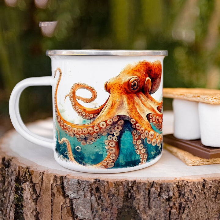 Nautical Octopus Camp Mug - Loftipop