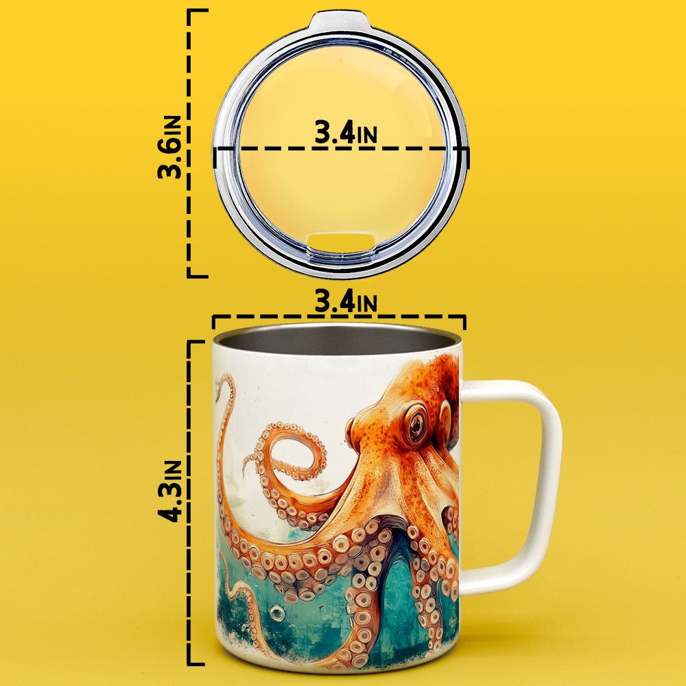 Nautical Octopus Insulated Travel Mug - Loftipop