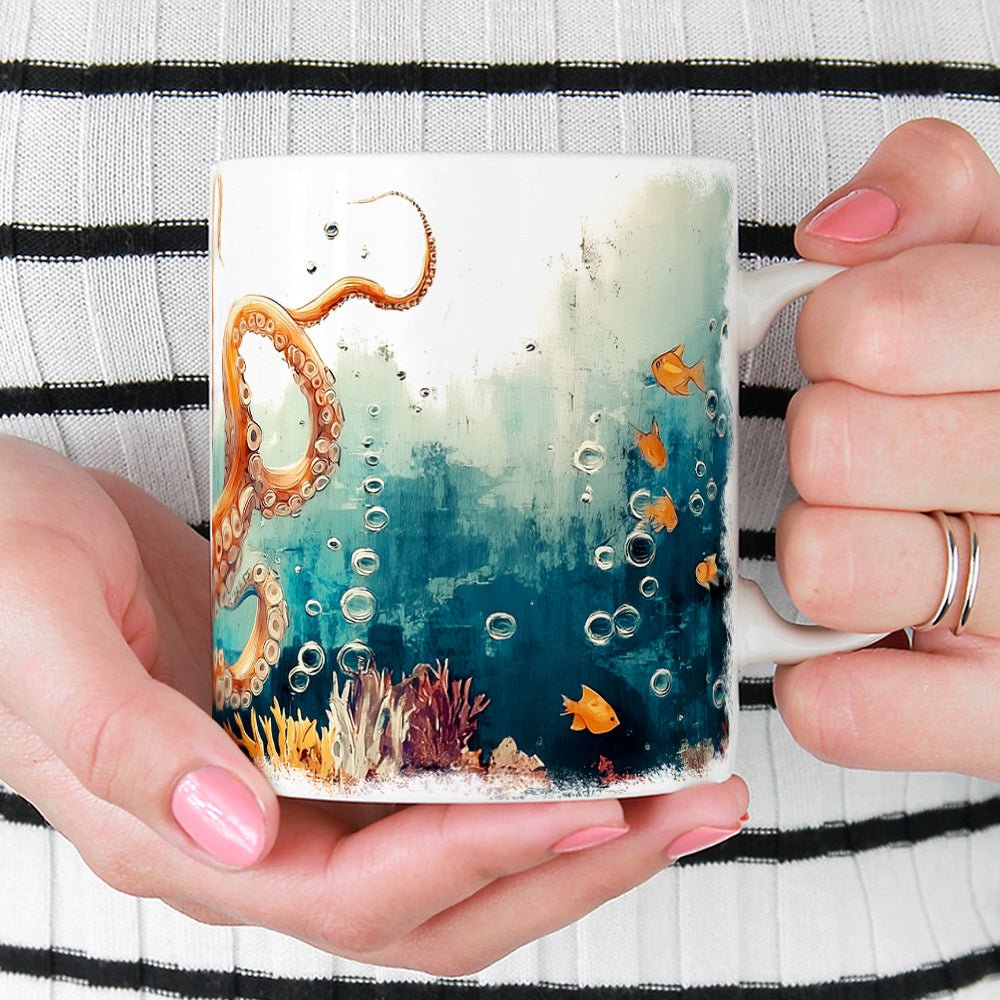 Nautical Octopus Mug - Loftipop