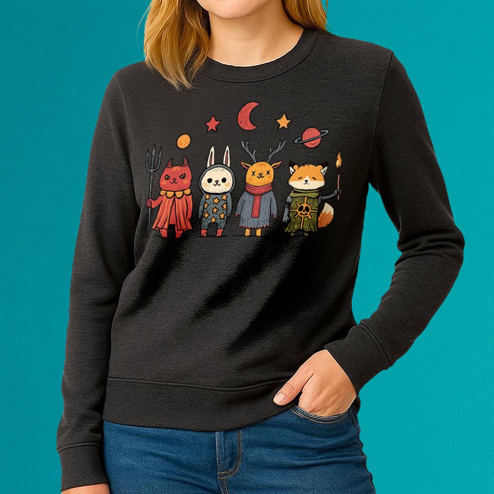 Occult Vintage Animals Crewneck Sweatshirt - Loftipop