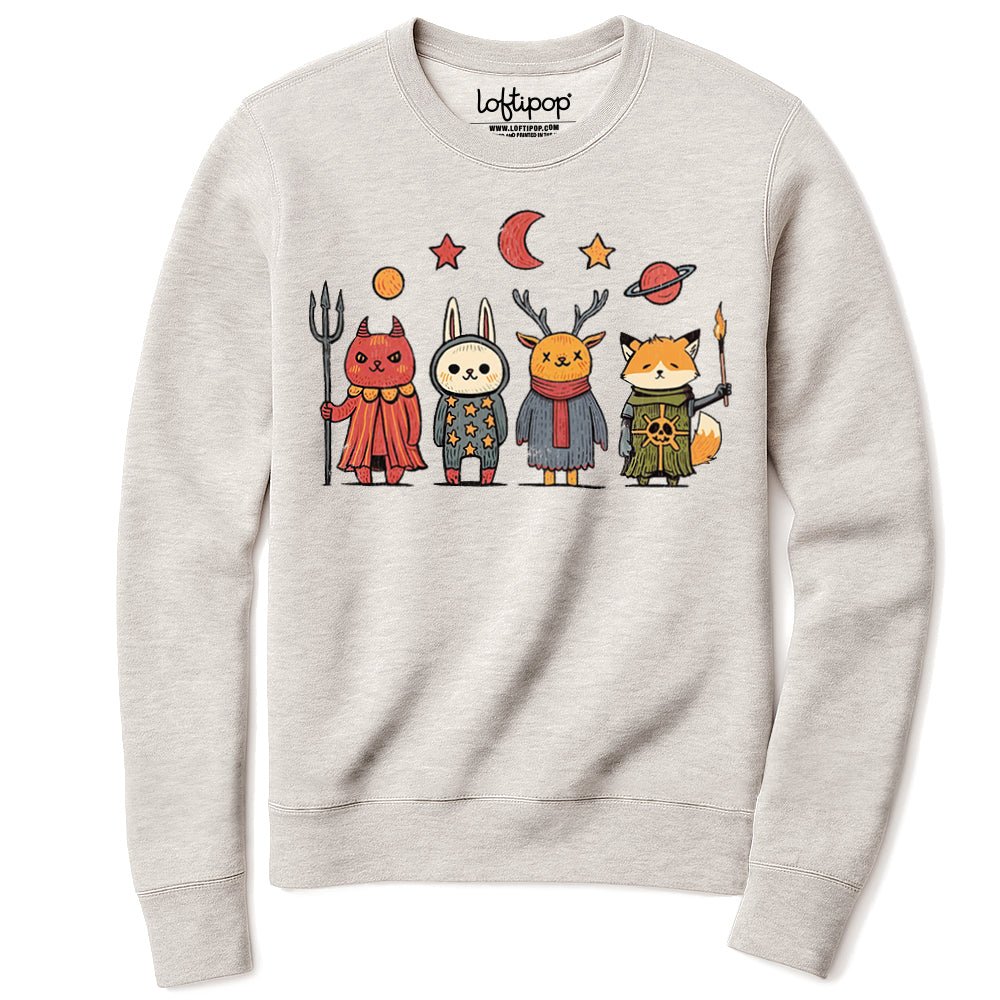 Occult Vintage Animals Crewneck Sweatshirt - Loftipop