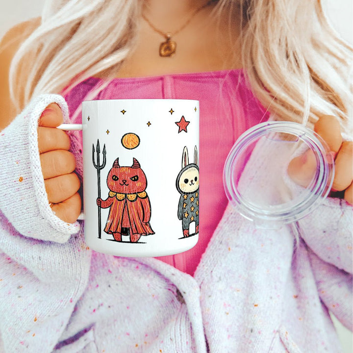 Occult Vintage Animals Insulated Travel Mug - Loftipop