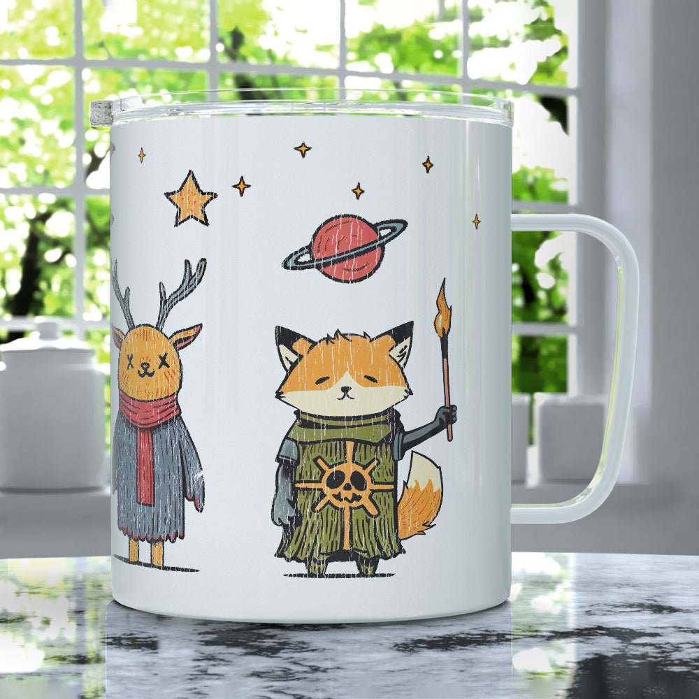Occult Vintage Animals Insulated Travel Mug - Loftipop