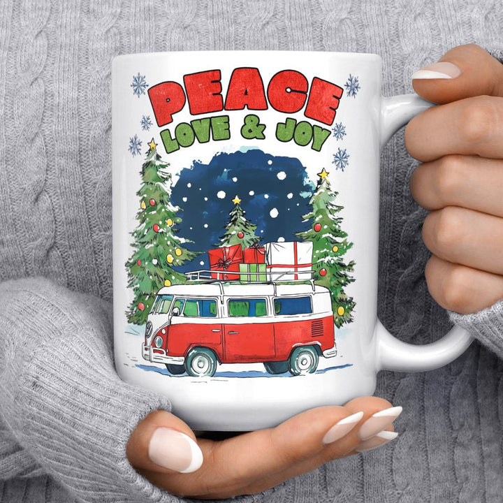 Peace Love Joy Mug - Loftipop