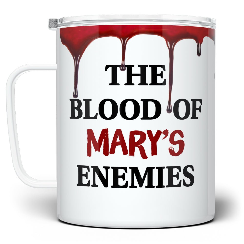 Personalized Blood of My Enemies Insulated Travel Mug - Loftipop