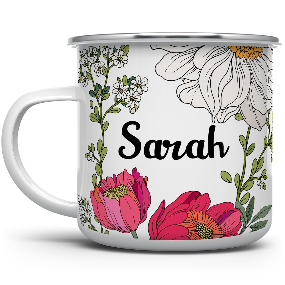 Personalized Name Botanical Camp Mug - Loftipop