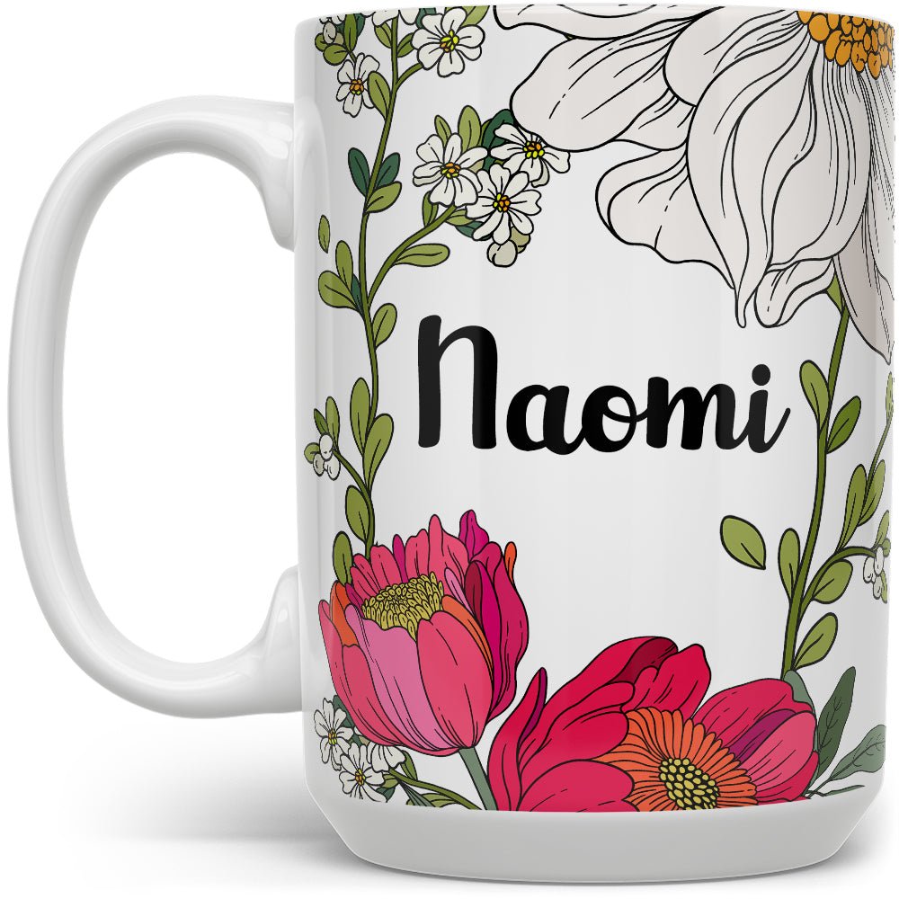 Personalized Name Botanical Mug - Loftipop