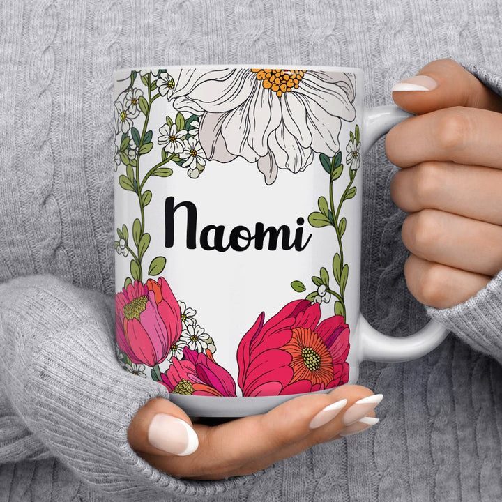 Personalized Name Botanical Mug - Loftipop