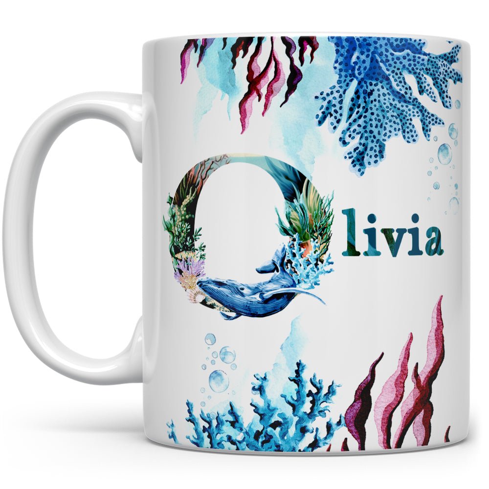 Personalized Name Sea Life Mug - Loftipop