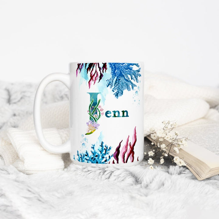 Personalized Name Sea Life Mug - Loftipop