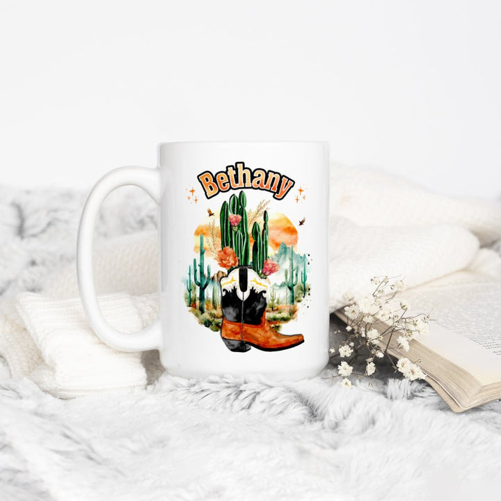 Personalized Name Western Mug - Loftipop