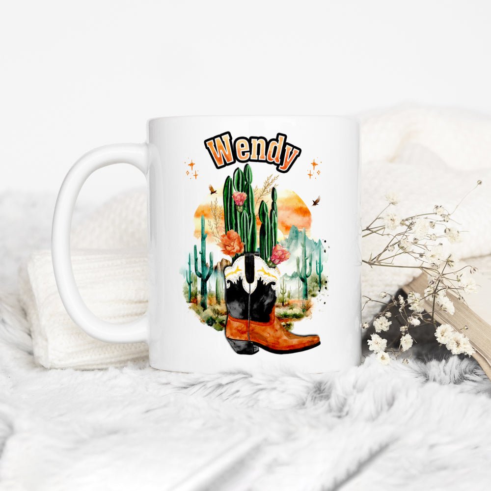 Personalized Name Western Mug - Loftipop