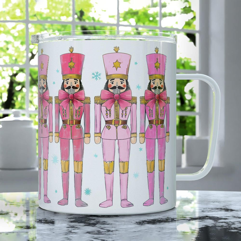 Pink Nutcracker Insulated Travel Mug - Loftipop