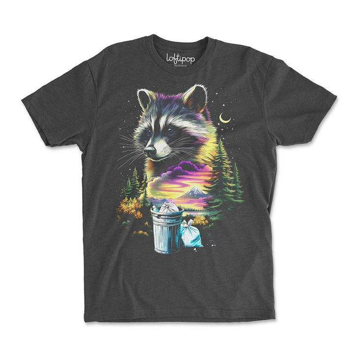 Raccoon Crewneck Tshirt - Loftipop