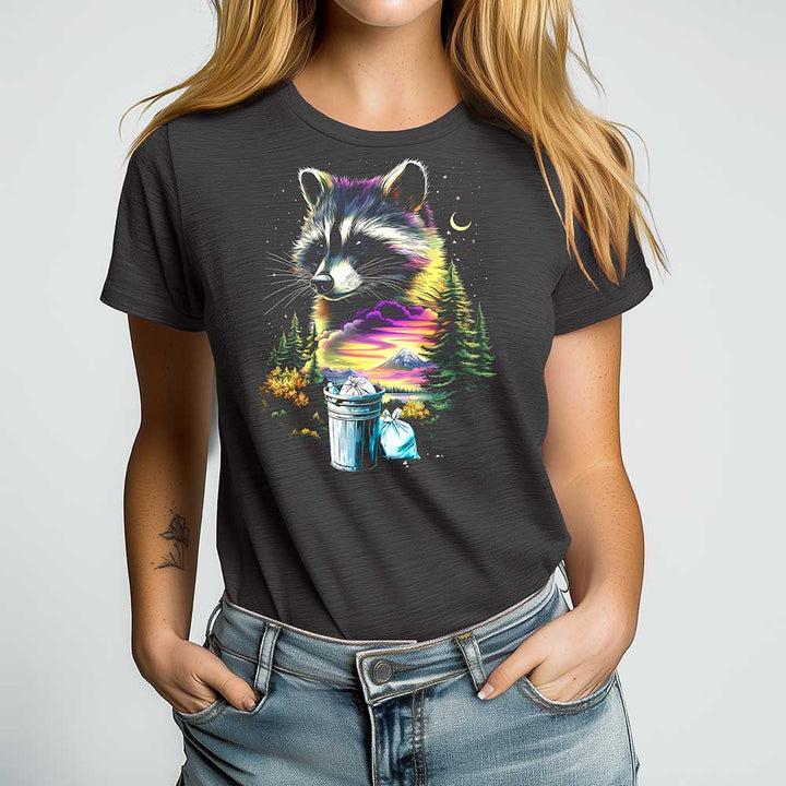 Raccoon Crewneck Tshirt - Loftipop