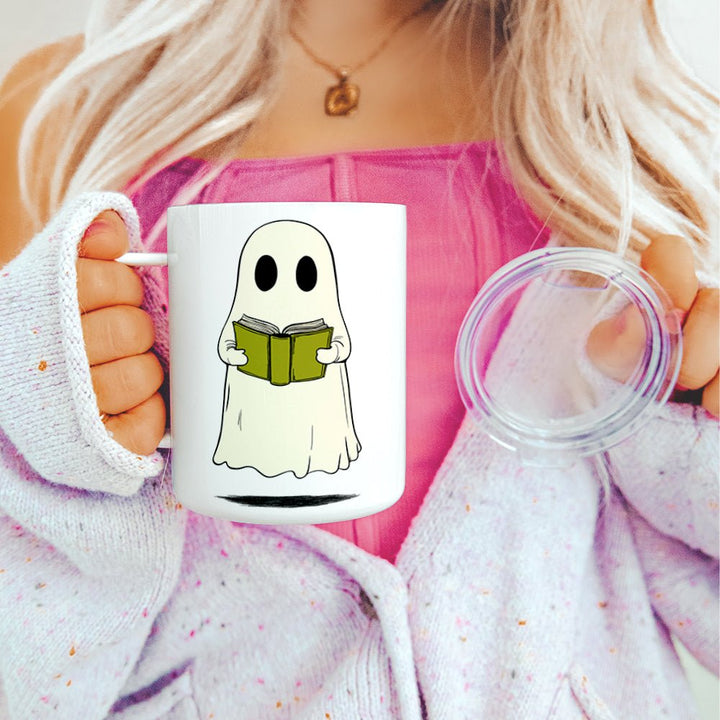 Reading Ghost Insulated Travel Mug - Loftipop