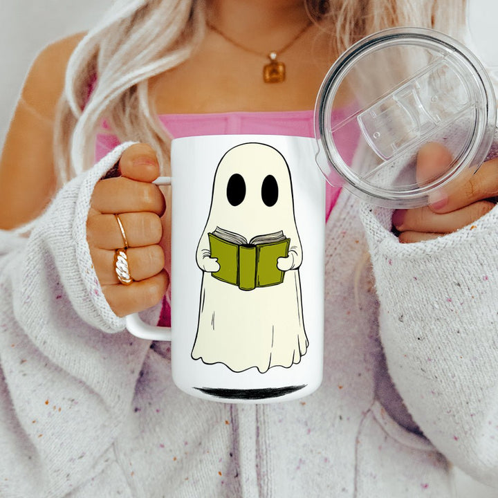 Reading Ghost Insulated Travel Mug - Loftipop