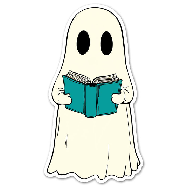 Reading Ghost Sticker - Loftipop