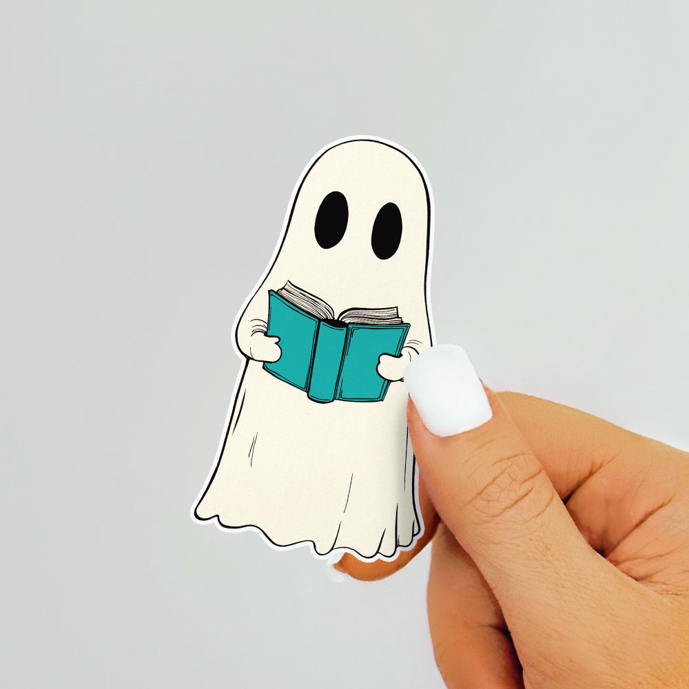 Reading Ghost Sticker - Loftipop