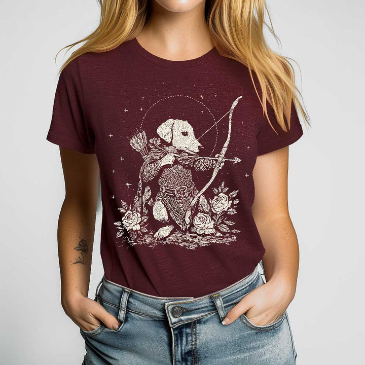 Renaissance Dog Crewneck Tshirt - Loftipop