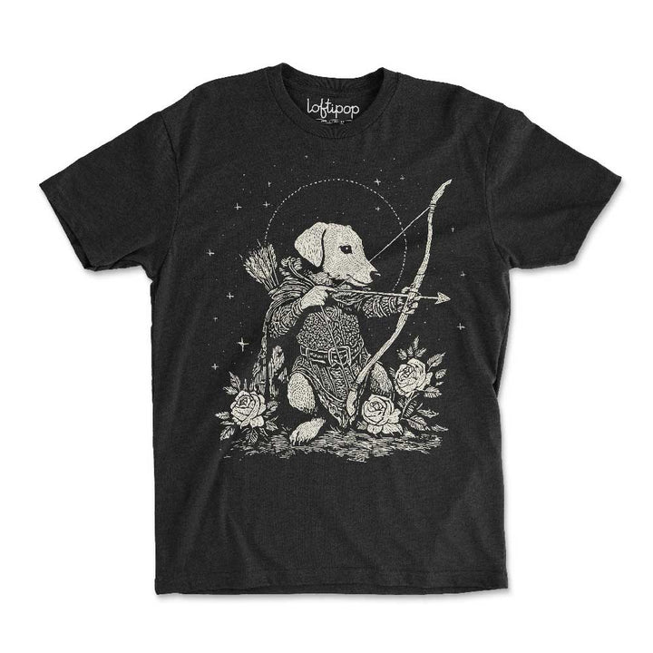 Renaissance Dog Crewneck Tshirt - Loftipop