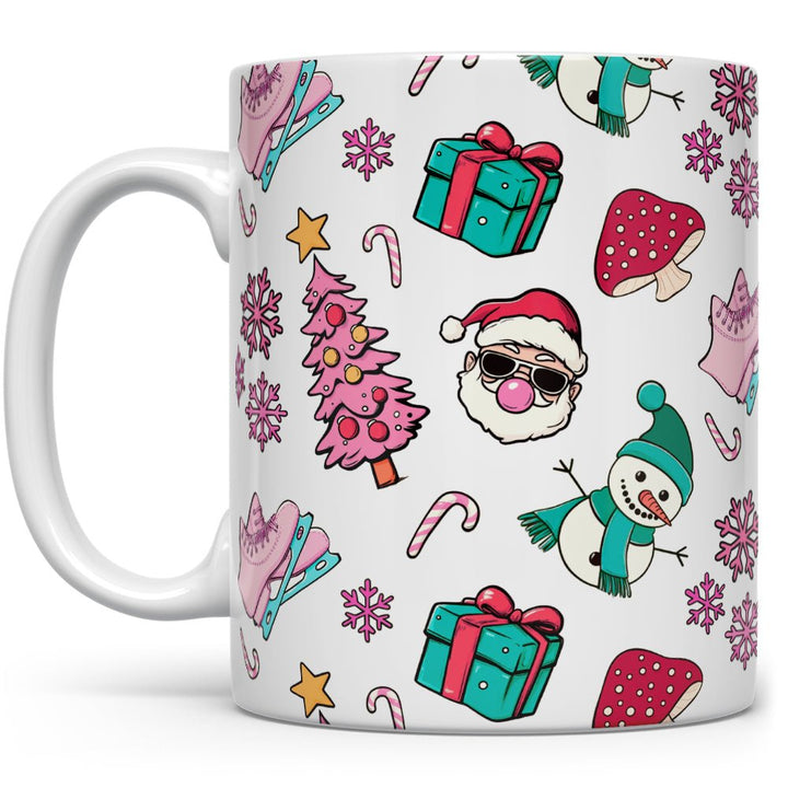 Retro Christmas Pattern Mug - Loftipop