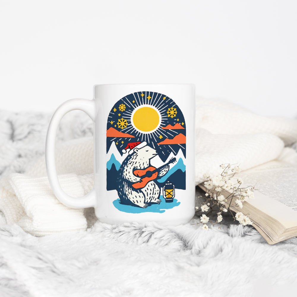 Retro Polar Bear Mug - Loftipop