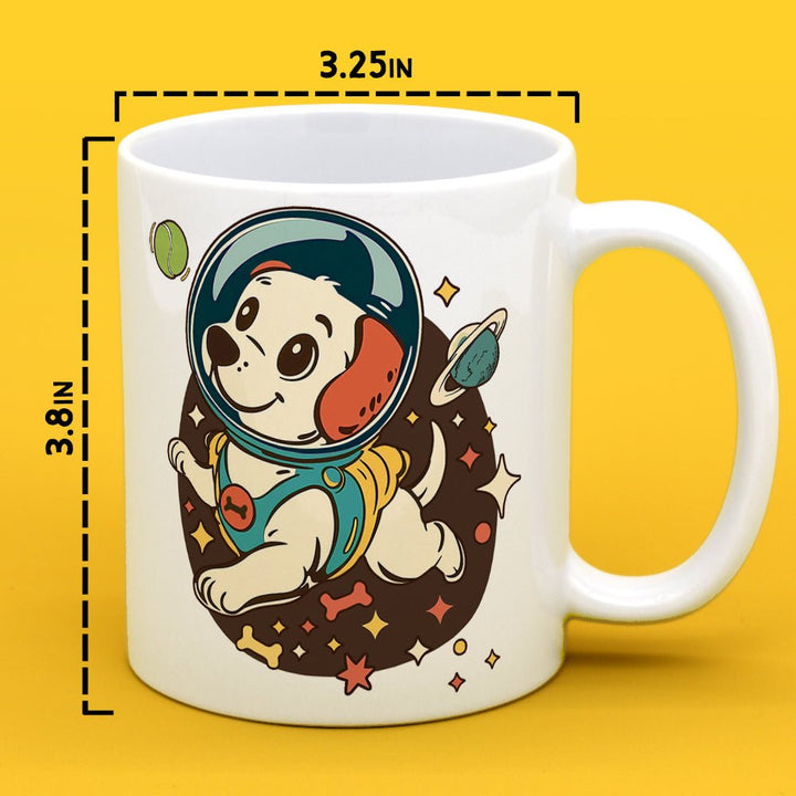 Retro Space Dog Mug - Loftipop