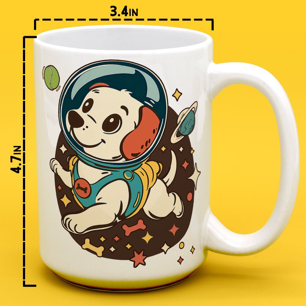 Retro Space Dog Mug - Loftipop