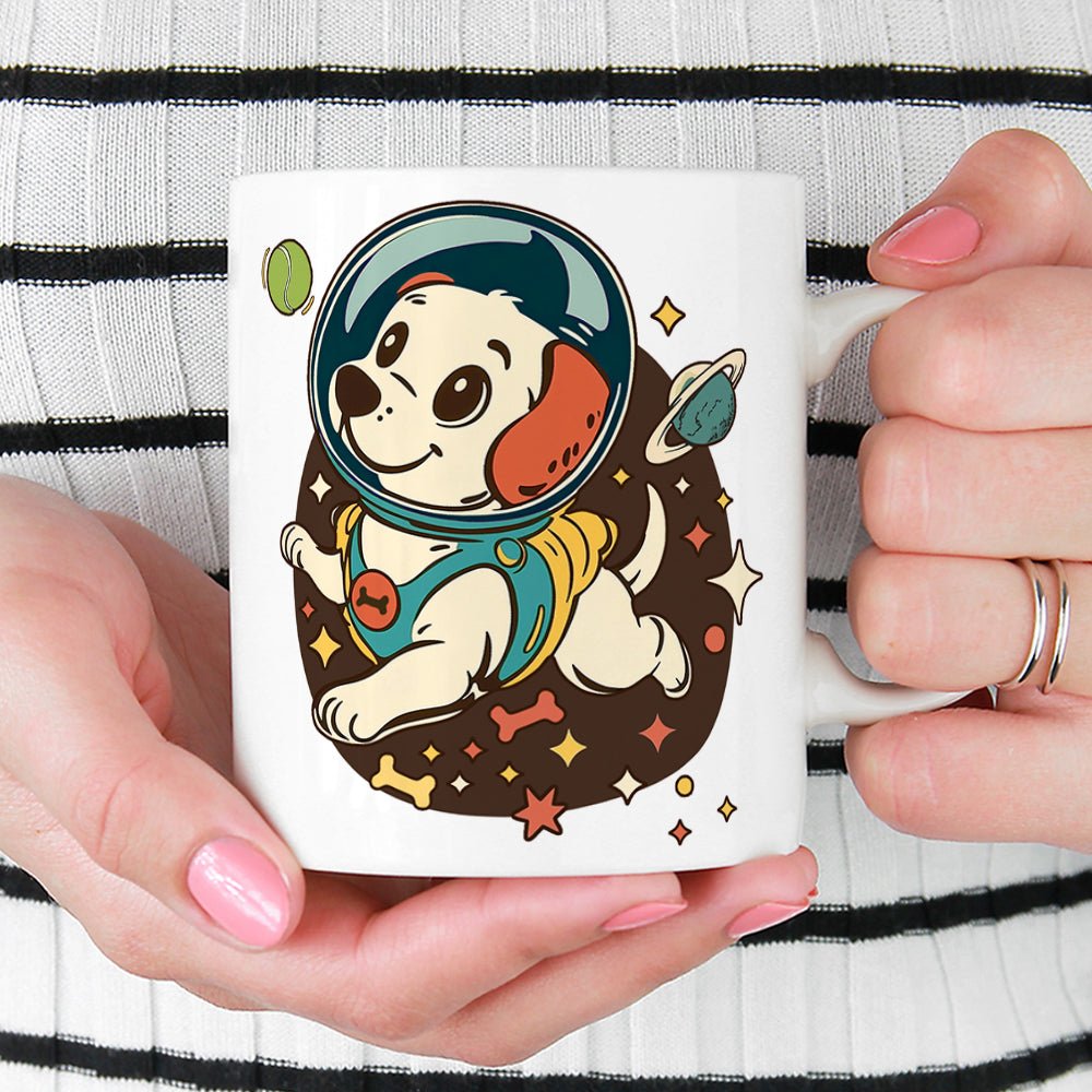 Retro Space Dog Mug - Loftipop