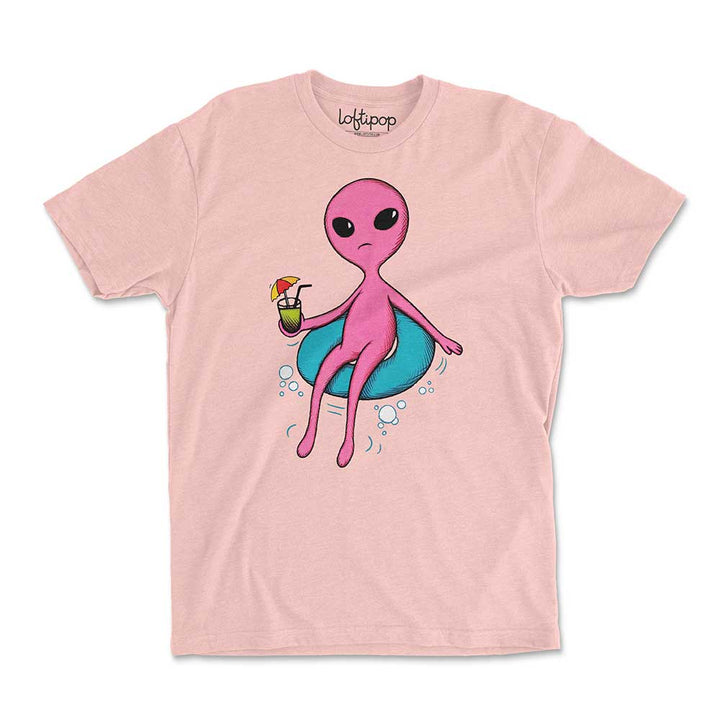 Poolside Alien Crewneck Tshirt