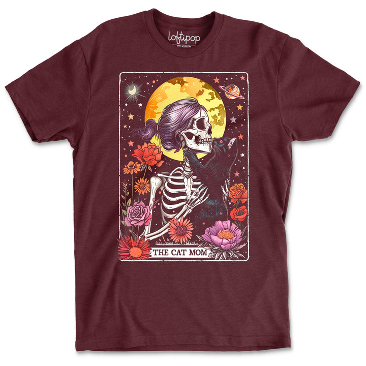 The Cat Mom Tarot Crewneck Tshirt