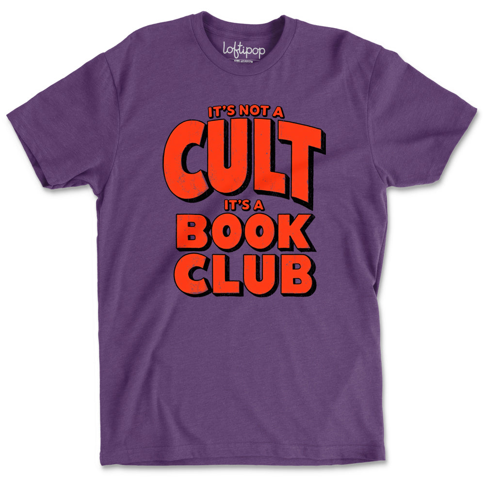 Not A Cult It's A Book Club Crewneck Tshirt