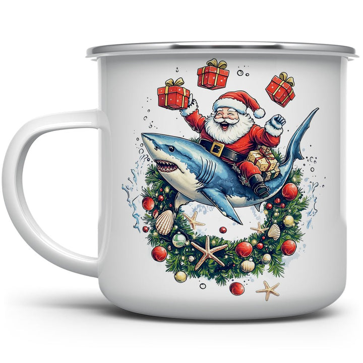 Santa Shark Camp Mug - Loftipop