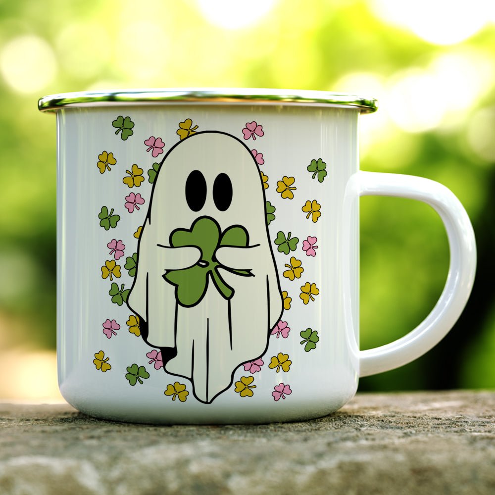 Shamrock Ghost Camp Mug - Loftipop