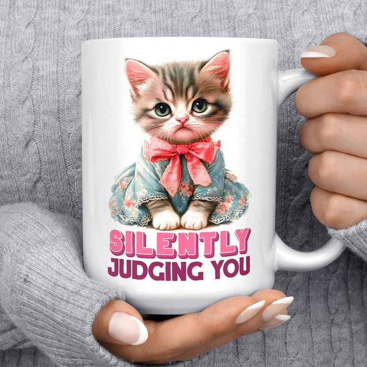 Silently Judging You Cat Mug - Loftipop