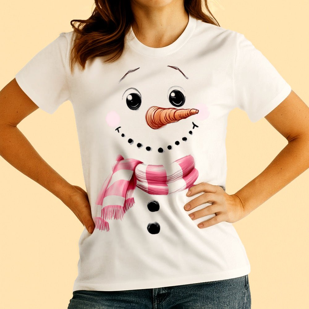 Snowman Crewneck T-Shirt - Loftipop