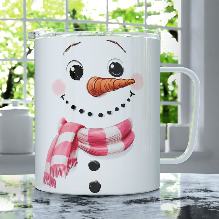 Snowman Insulated Travel Mug - Loftipop